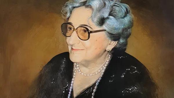 , Rosa  Chacel pintada por Andrés  Castellanos García para  la galería de retratos del  Ateneo de Madrid.