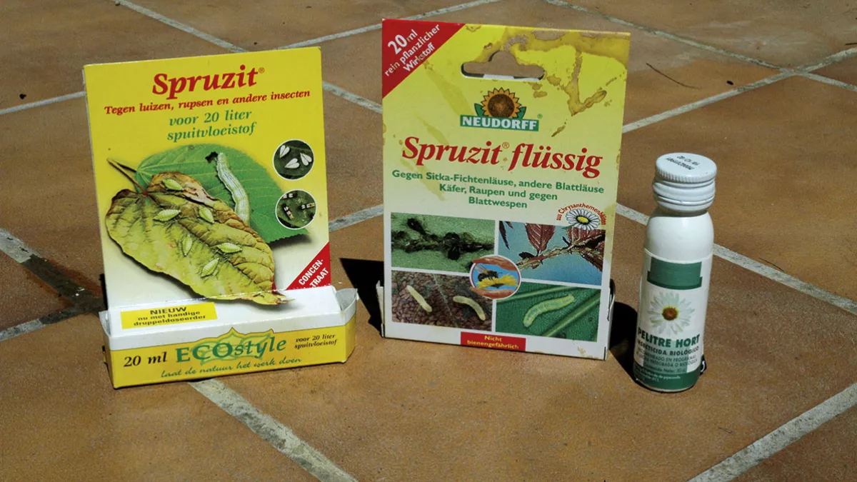 Jabones con piretrinas