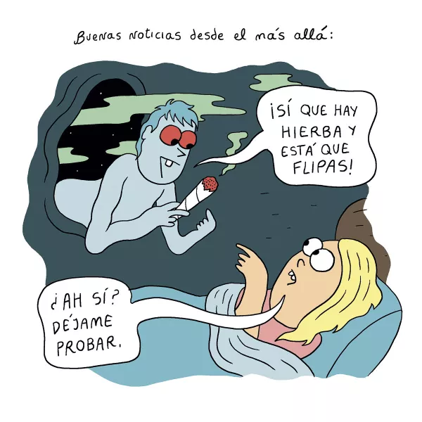 Desde el más allá
