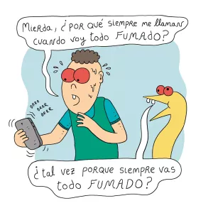  Siempre vas fumado