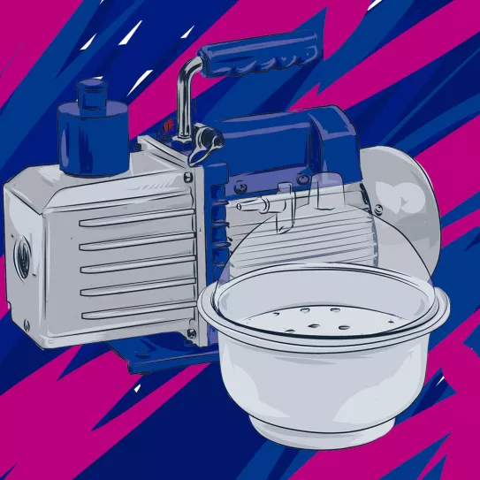 Ilustración Máquina para BHO