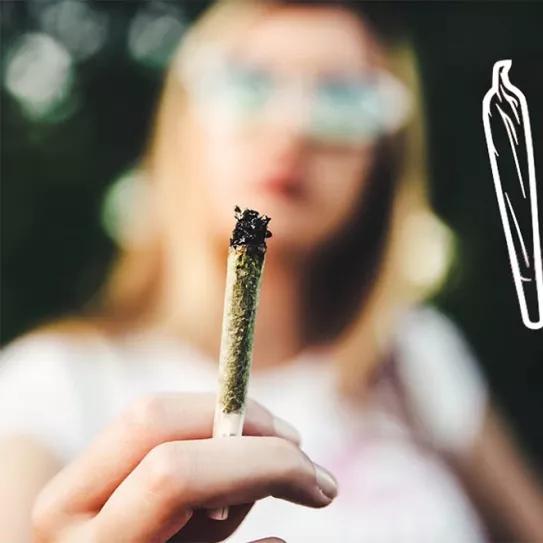 Activistas de Washington DC preparan los porros para regalar a los vacunados por covid 