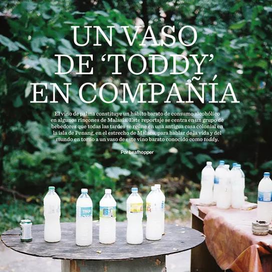 Un vaso de ‘toddy’ en compañía. Por Leafhopper 