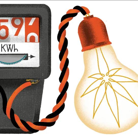 Multa por tener pinchada la luz