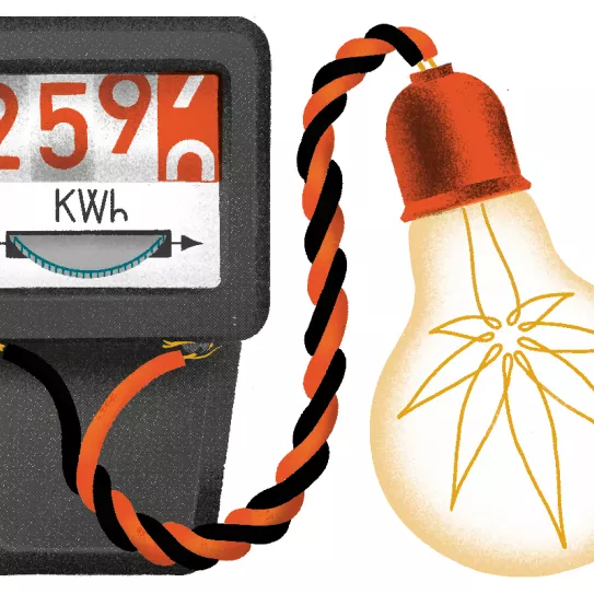 Multa por tener pinchada la luz