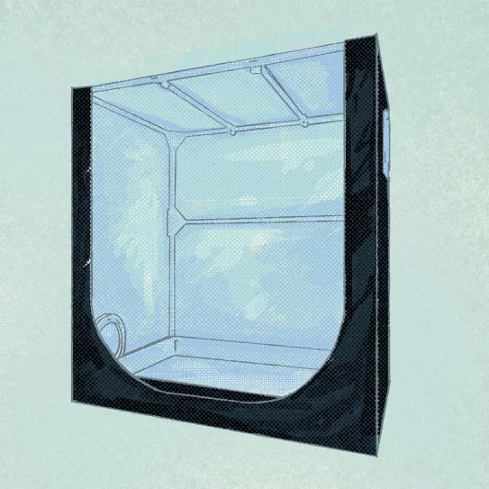 Producción con un armario de 80x80 