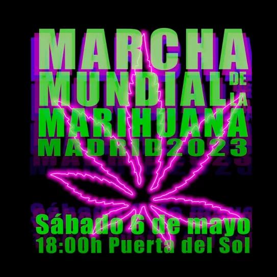 La Marcha Mundial de la Marihuana volverá a Madrid el próximo 6 de mayo