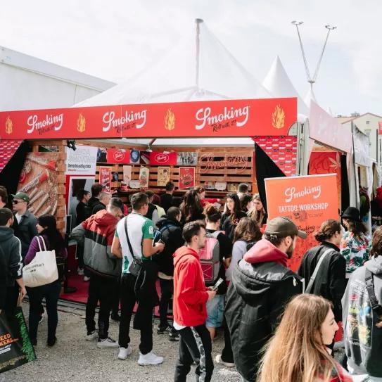 El stand de Smoking Paper en Spannabis 2023