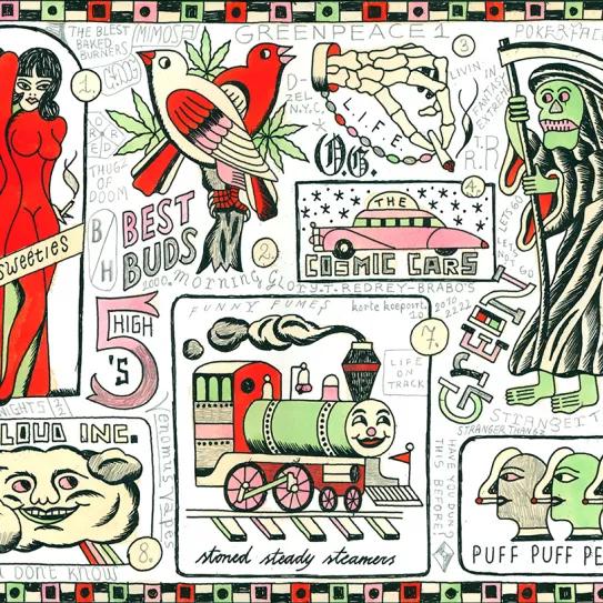 La locura de los tatuajes de cannabis llega al Museo del Cáñamo de Barcelona 