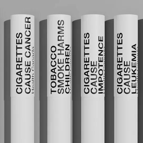 Canadá advertirá de los riesgos del tabaco en cada cigarrillo 