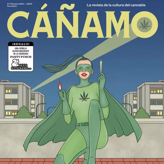 Revista Cáñamo 313 Portada de David Sánchez 