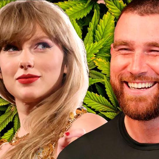 ¿Taylor Swift y Travis Kelce tendrían una boda cannábica?