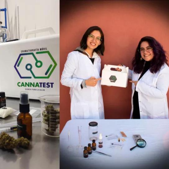 Cannatest es una iniciativa creada por las investigadoras de bioquímica, Lorena Albarracín y Diana Castellanos