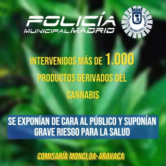 La policía de Díaz Ayuso incautó de forma ilegal más de mil productos de cannabis