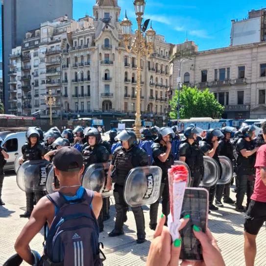 La Policía de Buenos Aires reprimió la Marcha Nacional de la Marihuana