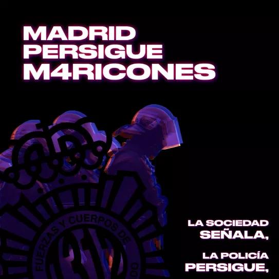 Denuncian que la Policía de Madrid está haciendo una cacería contra la comunidad LGBTIQ+