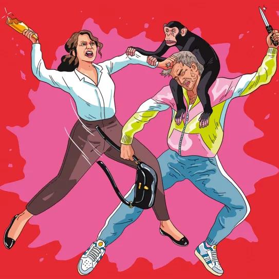 El último trócolo - Pavo frío. Ilustración de Cristóbal Fortúnez