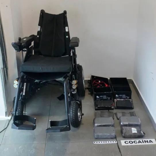 Ocultaban cocaína en sillas de ruedas para enviarla a Mallorca