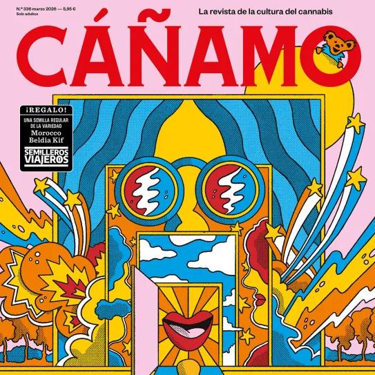 Cáñamo #336 (Marzo 2026) Portada de Abel Cuevas