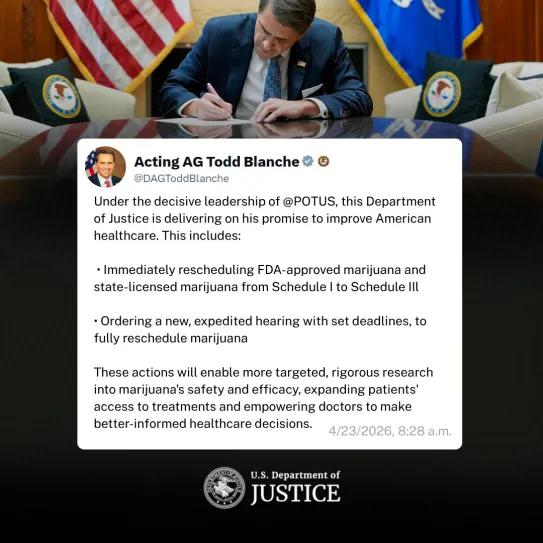 EE UU mueve el cannabis medicinal hacia la Lista III