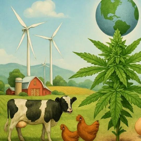 Nueva revisión refuerza el uso ganadero del cáñamo