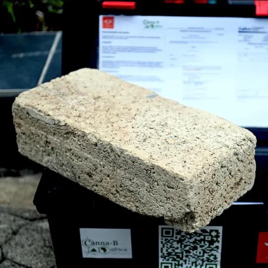 Sudáfrica prueba un bloque de cáñamo para la vivienda