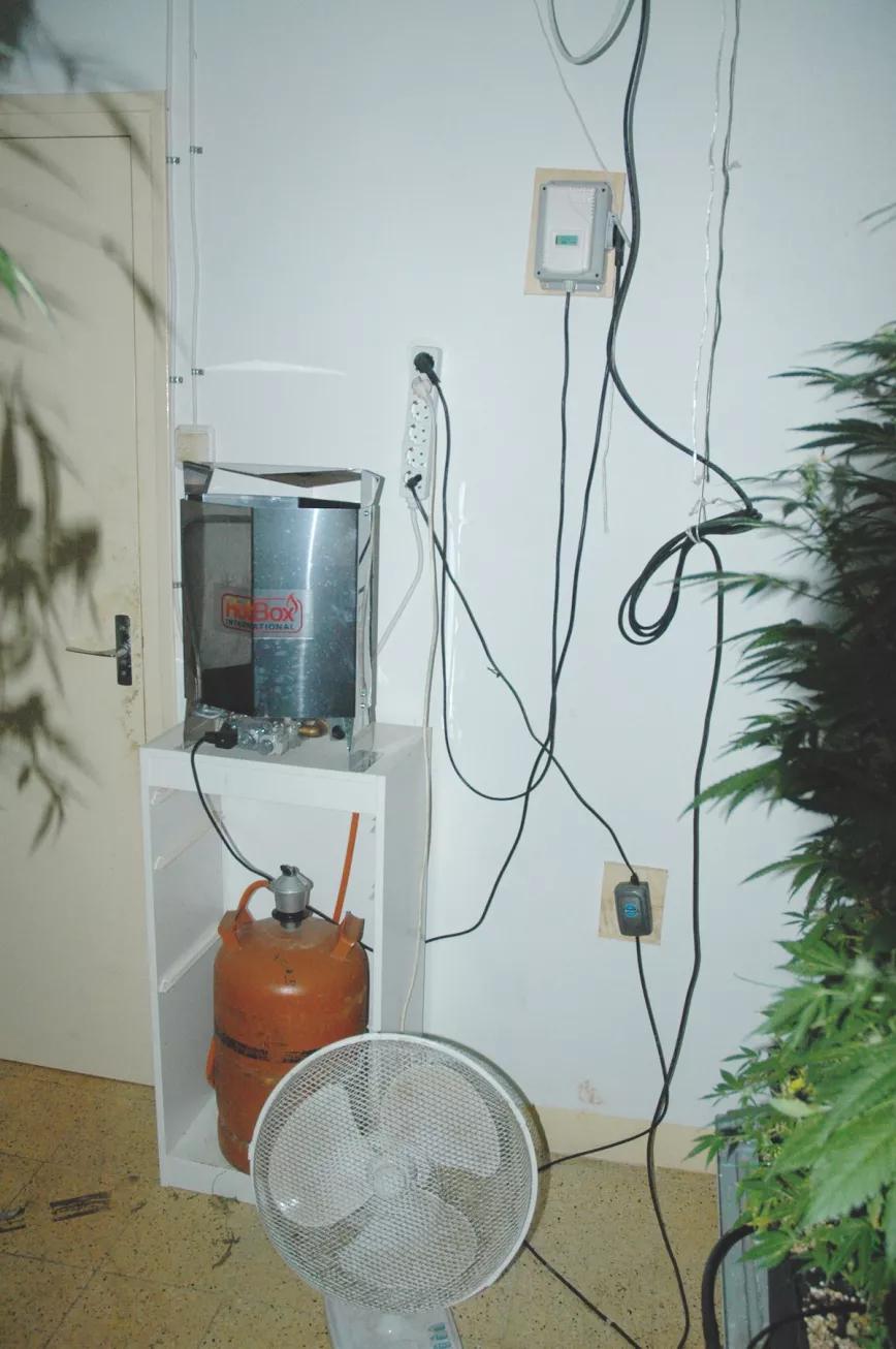 iHot Box alimentado por propano y conectado a un controlador Shiva