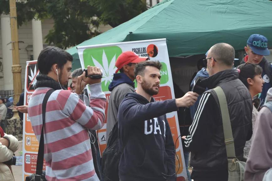 Participantes en la manifestación