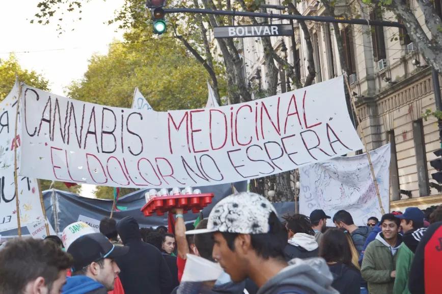 Participantes en la manifestación