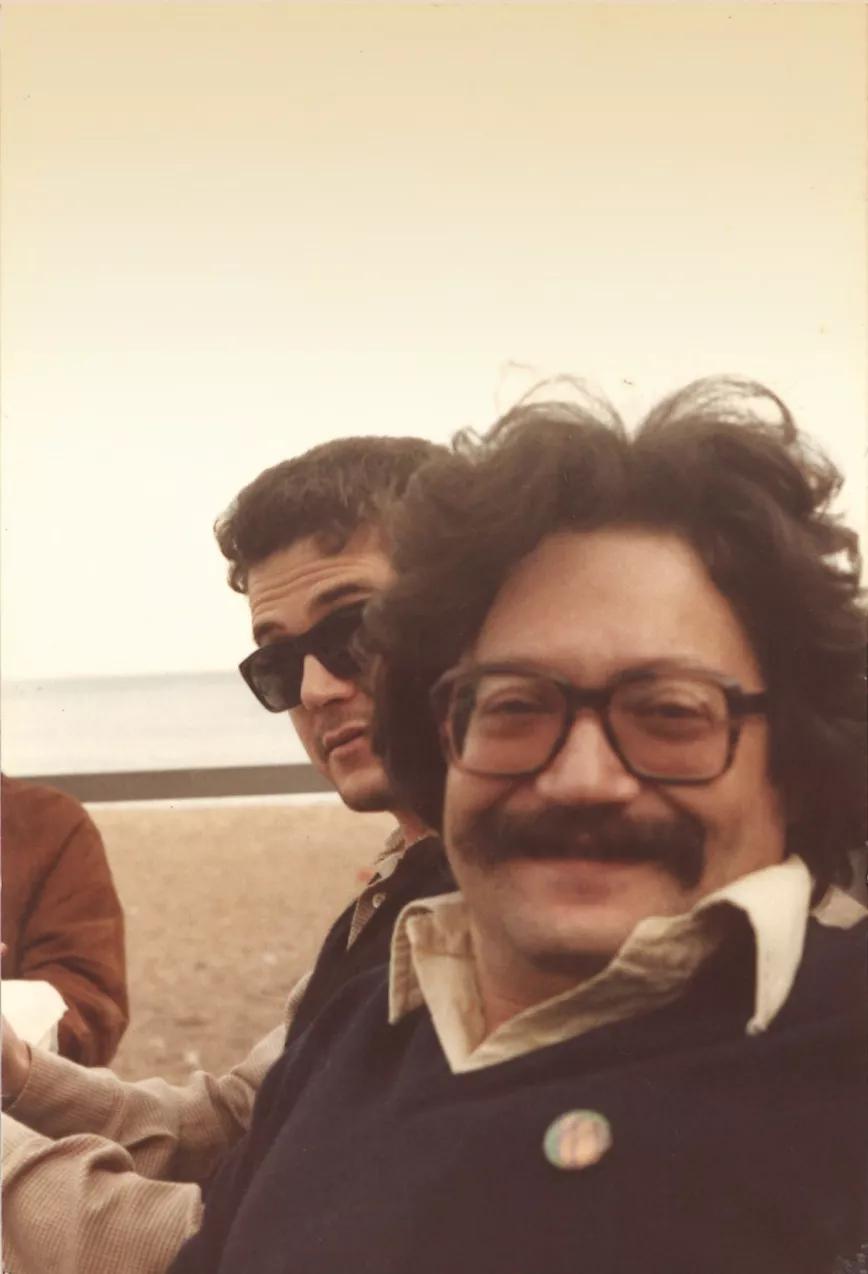 Damián Carulla, izquierda, y Felipe Borrallo, director y editor de la revista Makoki, respectivamente