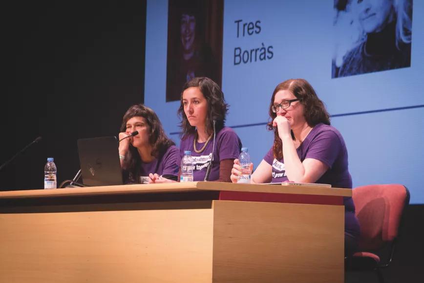 Anna Obradors, Gemma Lago y Lisa Campbell