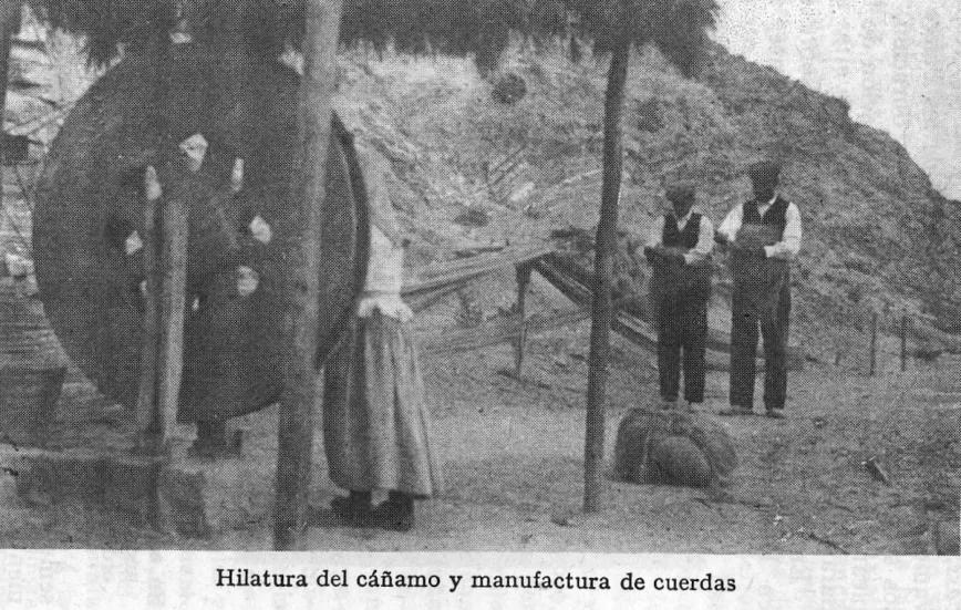 Hilatura del cáñamo