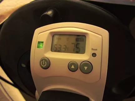 Higrostato digital, conectado al humidificador