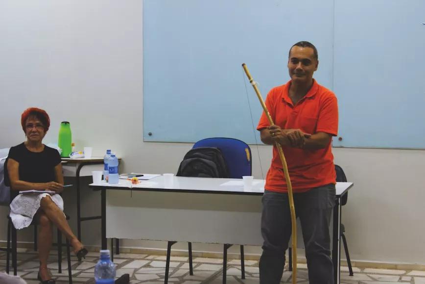 Sidarta es también un apasionado de la capoeira, a la que le dedica un apartado en su nuevo libro Limiar.