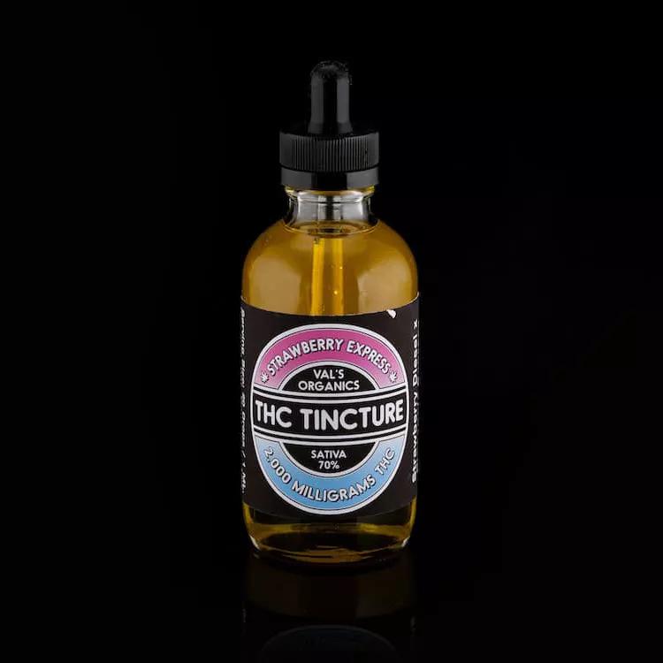 Strawberry Express Edible Tincture de Val’s Organics
