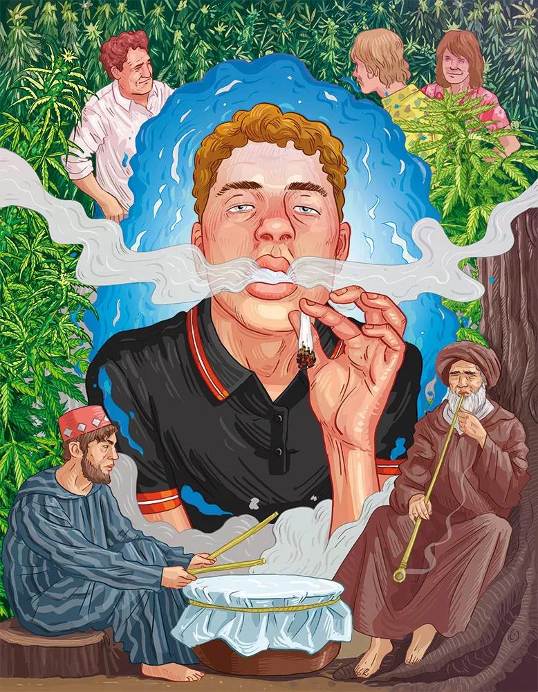 Una familia rifeña con cuatro generaciones cannábicas