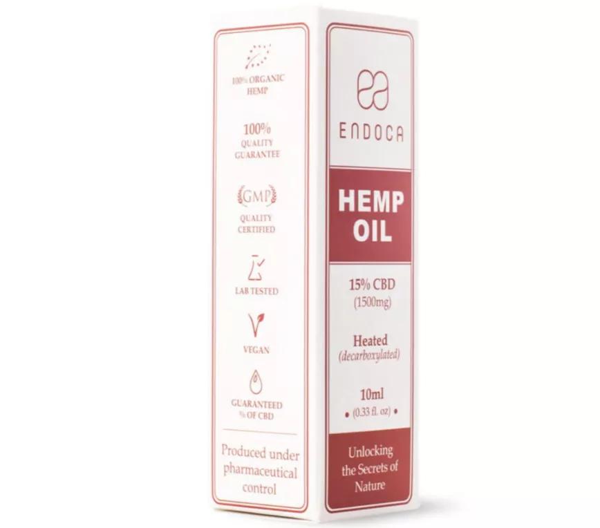 Gotas de aceite de Endoca 