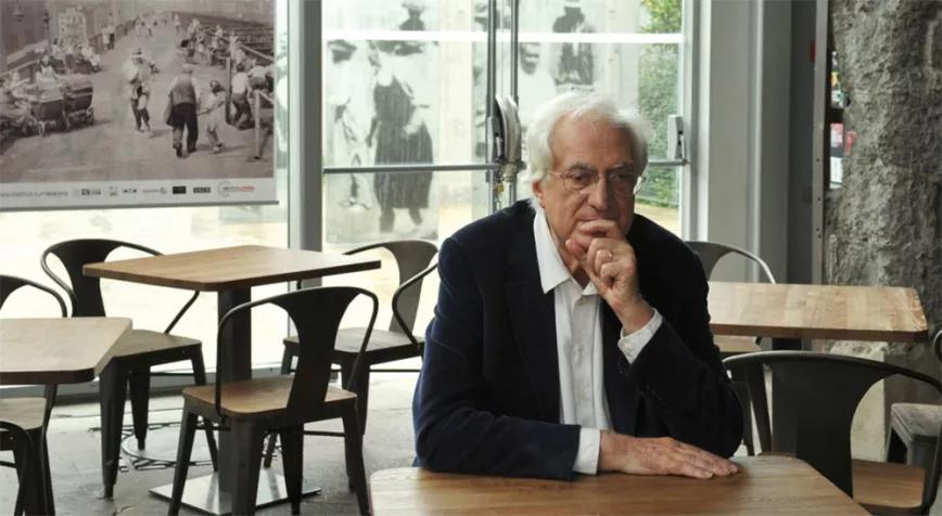 Bertrand Tavernier en un fotograma de Las películas de mi vida