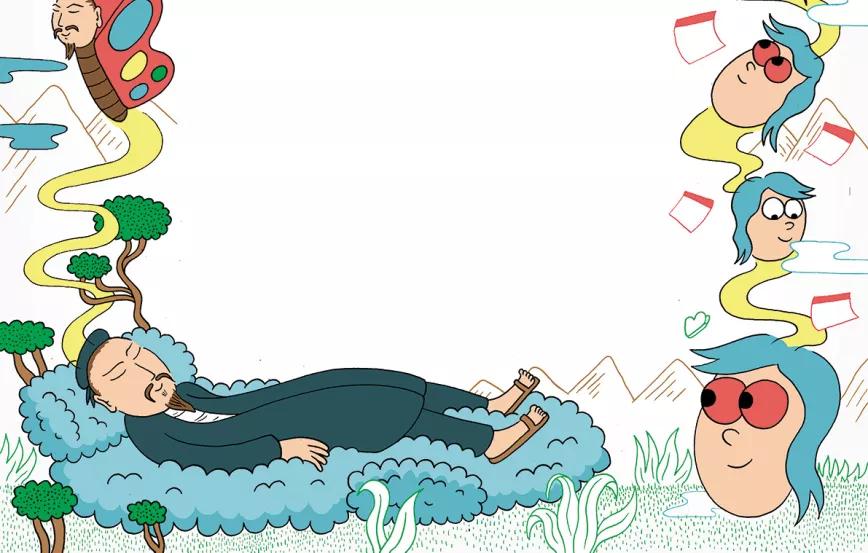 La mariposa que soñó que estaba colocada