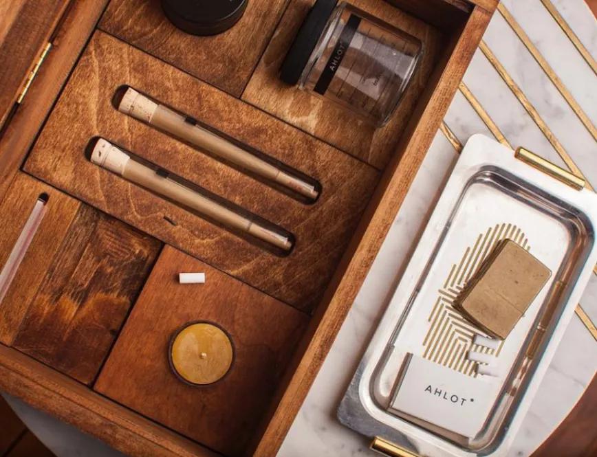 Caja para la ceremonia del canuto