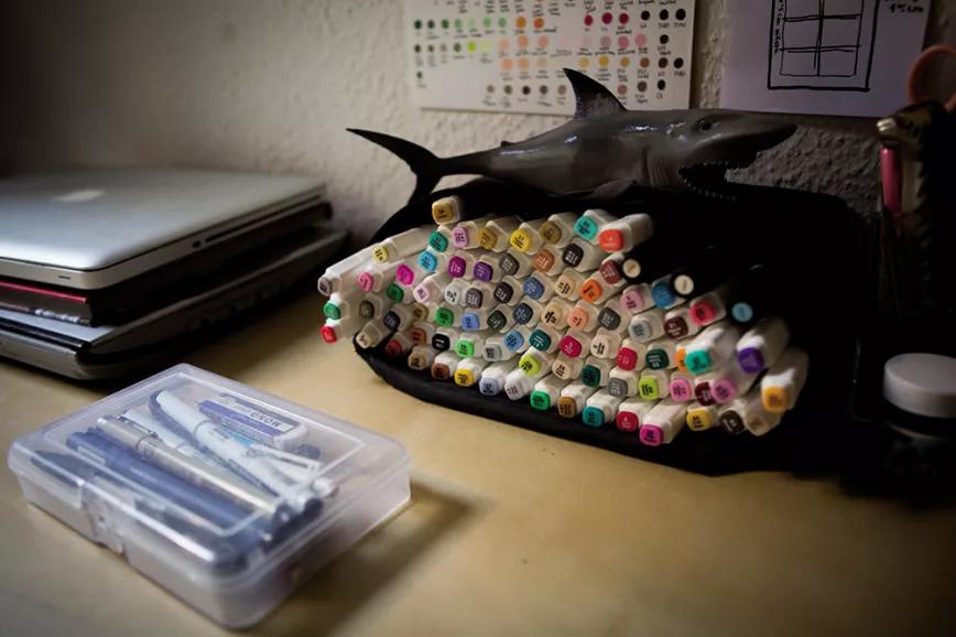 Escritorio de Roberta Vázquez