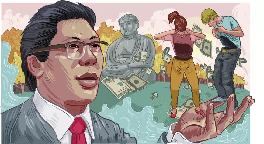 Ilustración espiritualidad privatizada