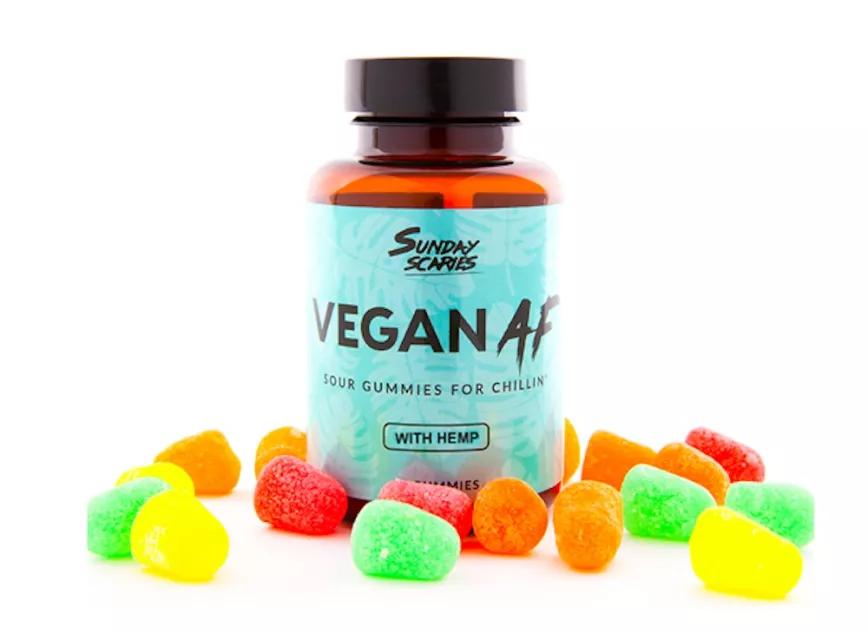 Gominolas veganas:  Hasta los veganos tienen derecho a comer gominolas infundidas con cannabis. Estas vienen con CBD y son un buen motivo para celebrar el día de San Valentín.