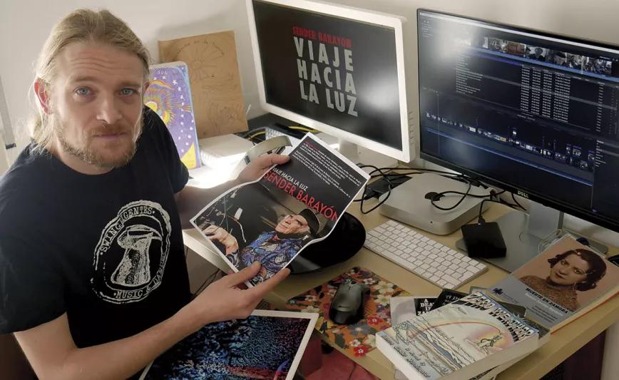 Luis Olano, director de "Sender Barayón, viaje hacia la luz"