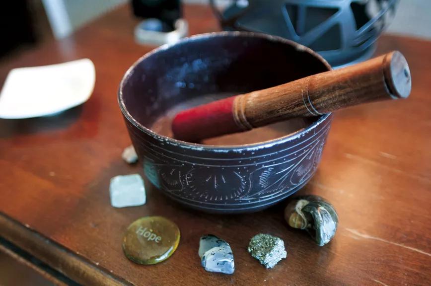 Objetos para relajación 