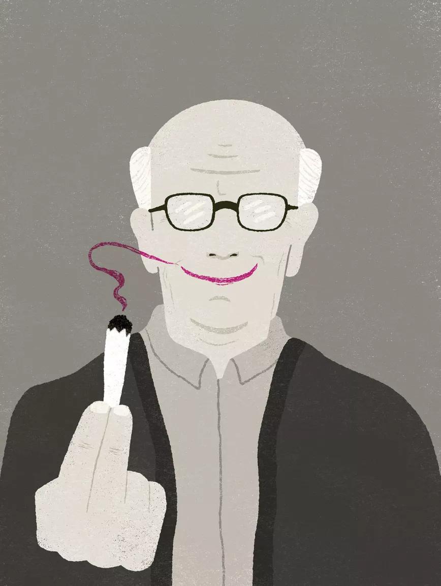 Ilustración: Cannabis y vejez