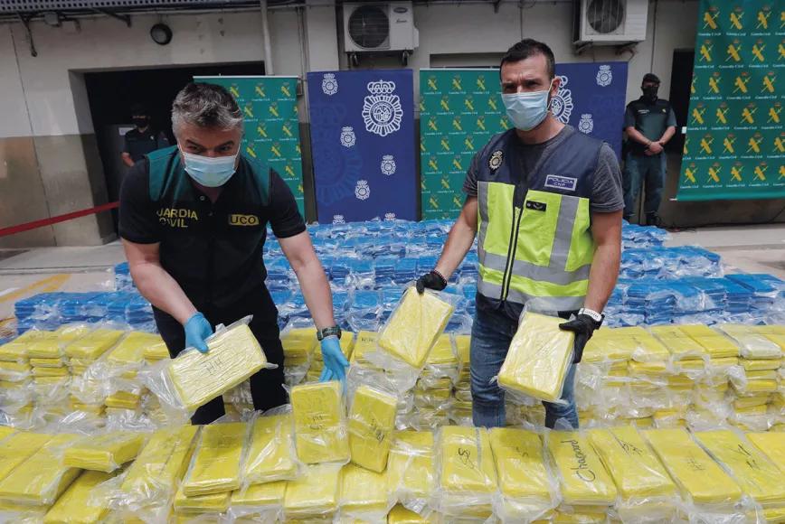 4 Toneladas de cocaína en Valencia