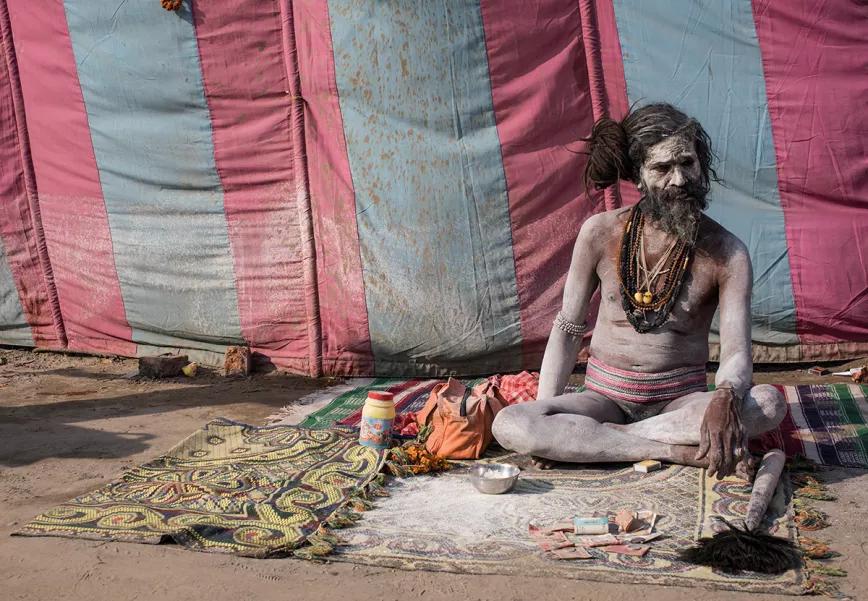 Un chillum con Shiva en el ‘kumbh mela’