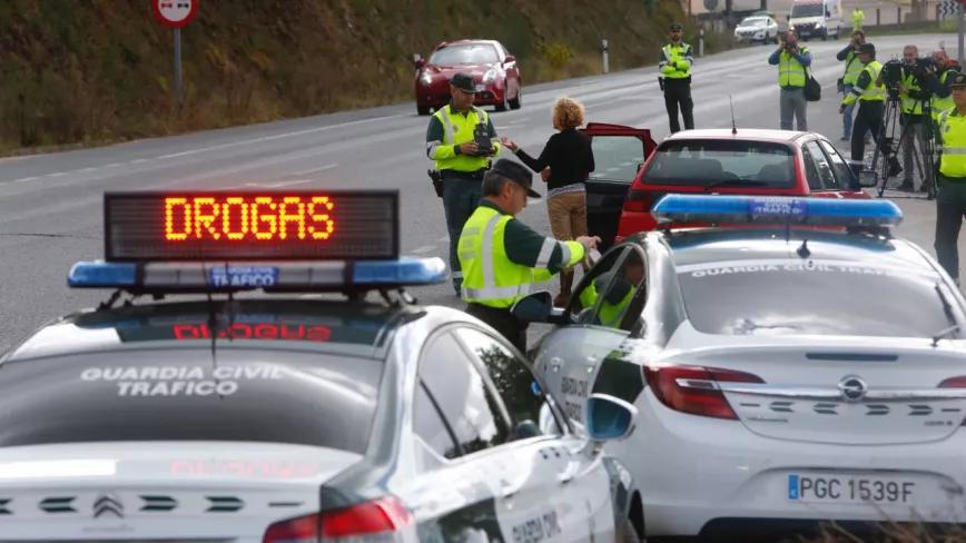 Los controles de drogas en carretera se han multiplicado por 27 desde el 2012