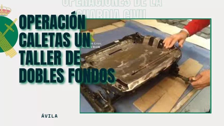 La policía interviene un taller especializado en fabricar dobles fondos para ocultar droga